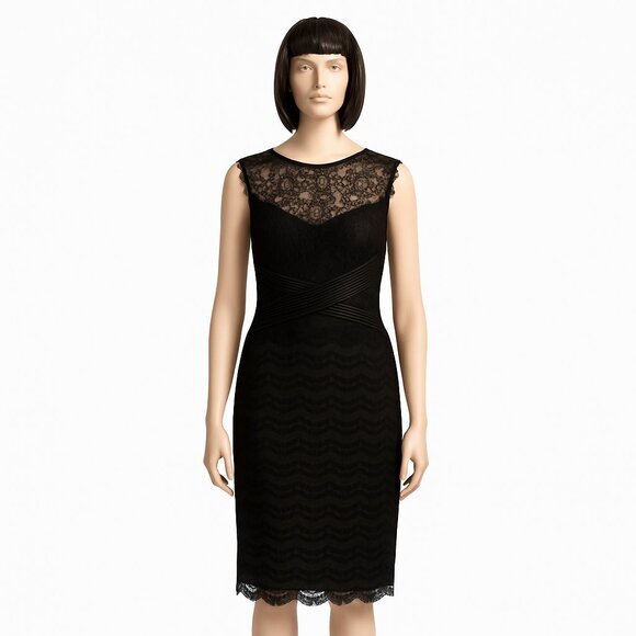 Tadashi Shoji Chantilly Lace Sheath Dress | Size 8 | Nwt